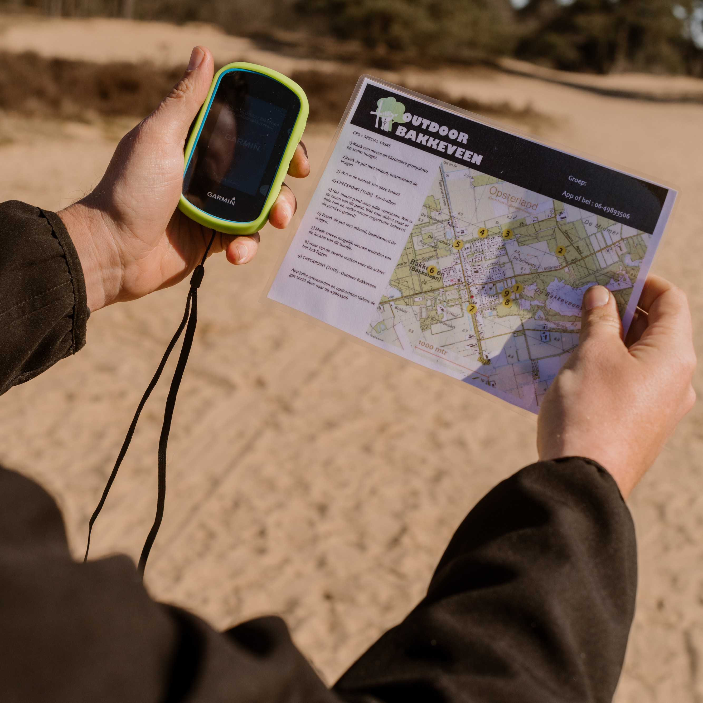 gps tocht in bakkeveen